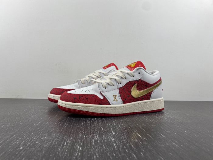 AIR JORDAN 1 LOW SE GS 'SPADES'   DJ5188-100