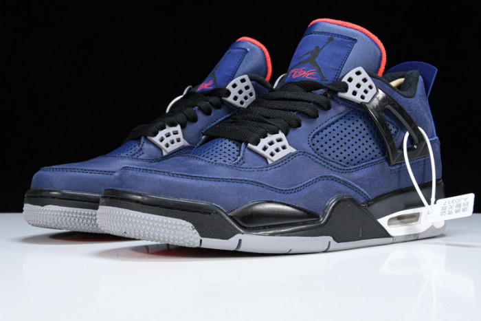 Air Jordan 4 WNTR Loyal Blue Habanero Red Black CQ9597-401
