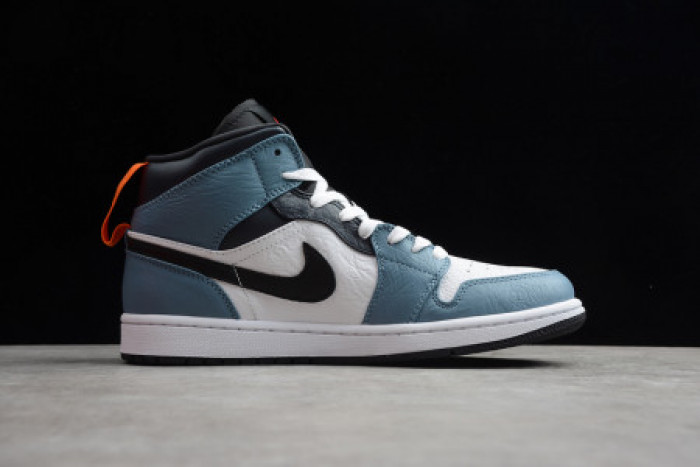 Facetasm x Jordan 1 Mid Fearless Blue White  CU2802-100
