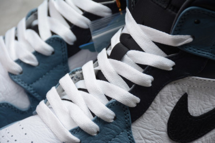 Facetasm x Jordan 1 Mid Fearless Blue White  CU2802-100
