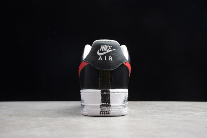 PEACEMINUSONE X Nike Air Force1 GD Black Red AQ3692-002