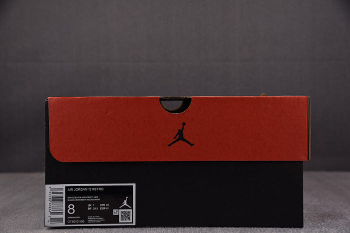 Air Jordan 12 Twist White University Red CT8013-106