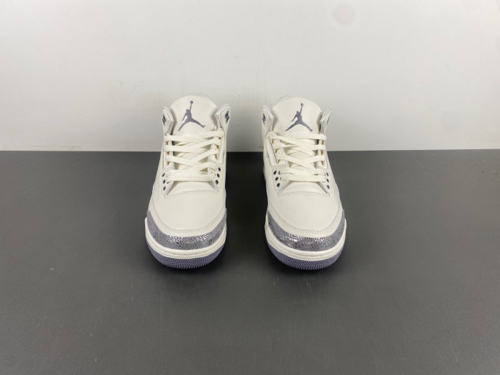 Air Jordan 3 “Sail/Metallic Silver”  CK9246-100