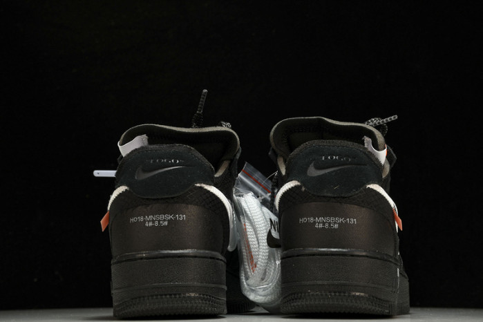 NikeAir Force 1 Low OF Black White AO4606-001