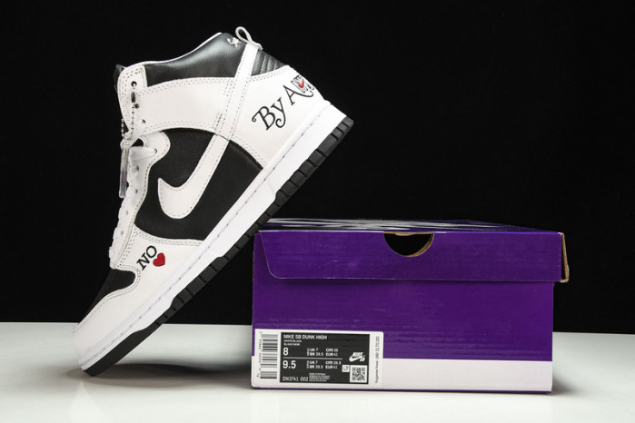 Supreme x Nike SB Dunk High QS “By Any Means”SUP  DN3741-002