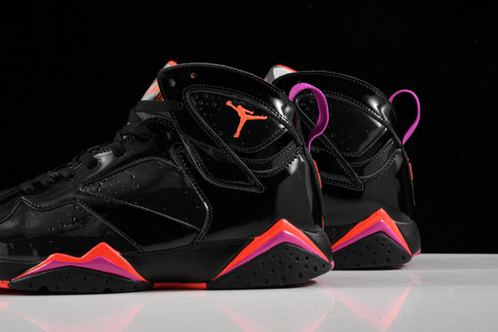 AIR JORDAN 7 RETRO BLACK PATENT 313358-006