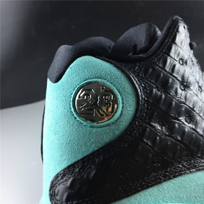 AIR JORDAN 13 RETRO BLACK ISLAND GREEN 414571-030