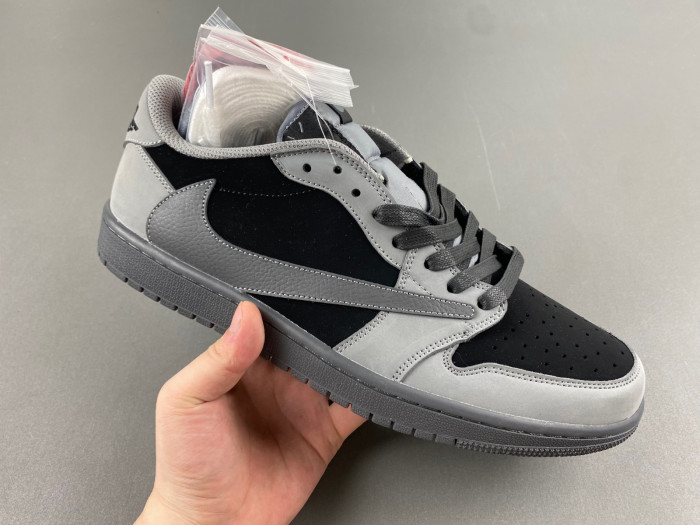 Travis Scott x Air Jordan 1 Low OG Black Gray DM7866-775