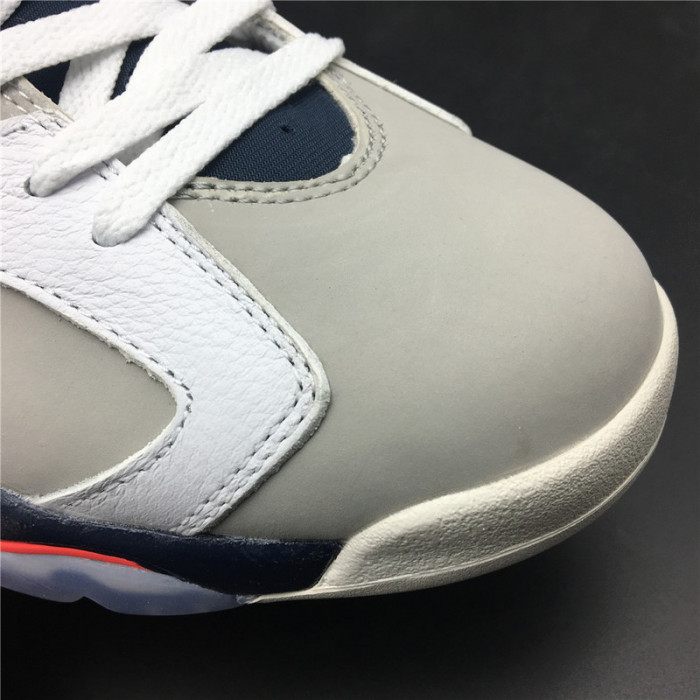 AIR JORDAN 6 RETRO TINKER WHITE/INFRARED 23-NEUTRAL GREY-SAIL 384664-104