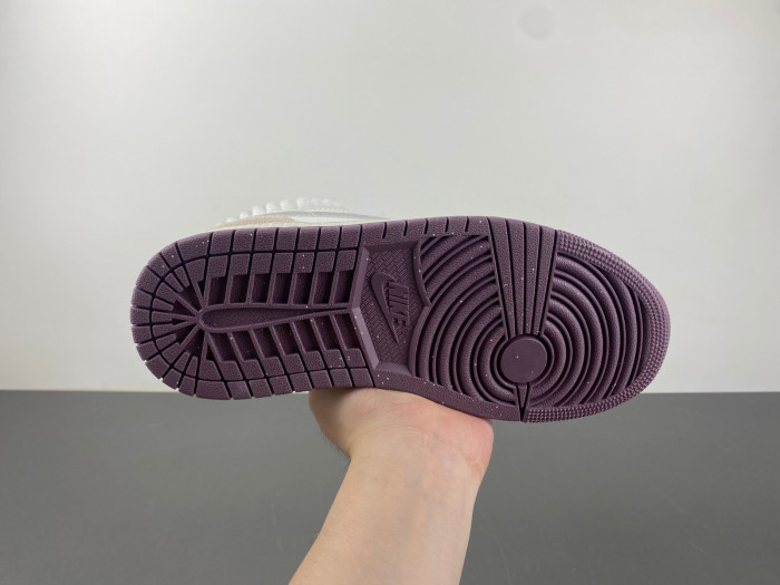 Air Jordan 1 Low GS SAIL LEGEND LIGHT BROWN VIOLET DUST NEUUTRAL GREY FQ8094-100