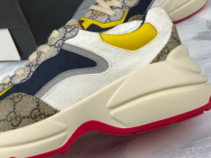 GUCC Rhyton Vintage Trainer Sneaker 619891 99WF0 4370