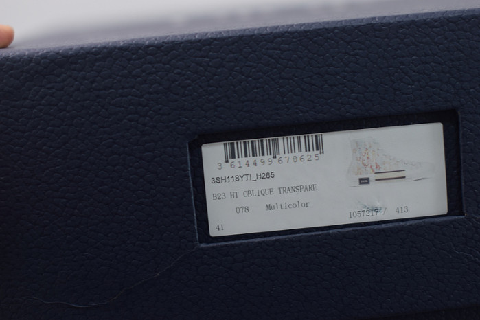 D10R B23 Oblique High Top Sneakers L02N4