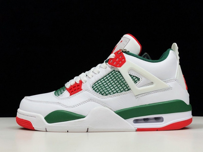 Air Jordan 4 NRG White/Gorge Green-Varsity Red AQ3816-163